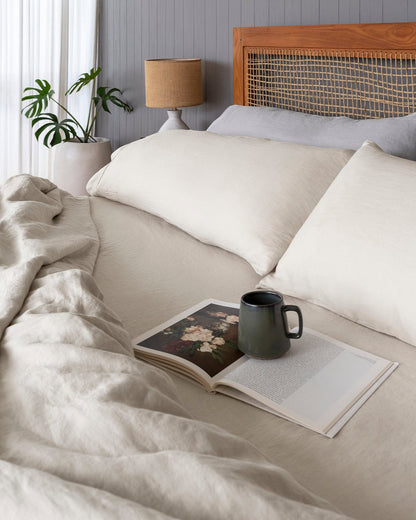 Stonewashed Linen Duvet Cover