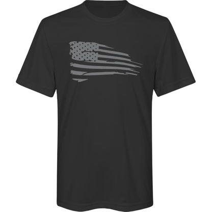 Distressed Flag Kids Zone Tee