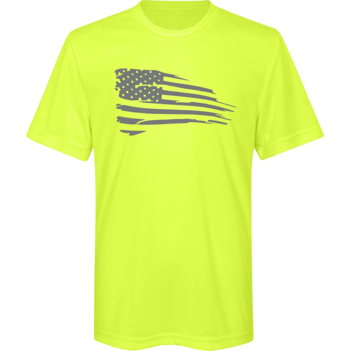 Distressed Flag Kids Zone Tee