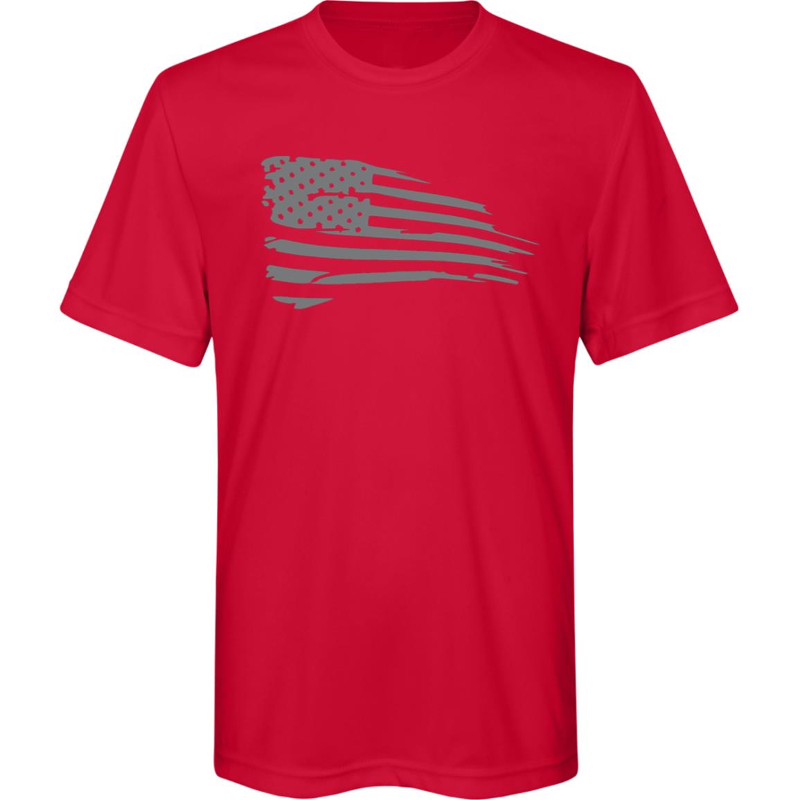 Distressed Flag Kids Zone Tee