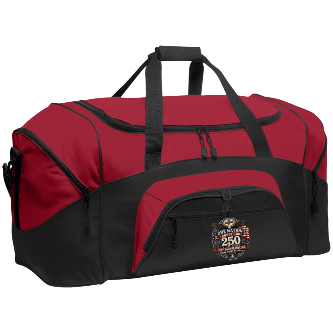 Sport Duffel One Nation Under God — 250 Years - Cross