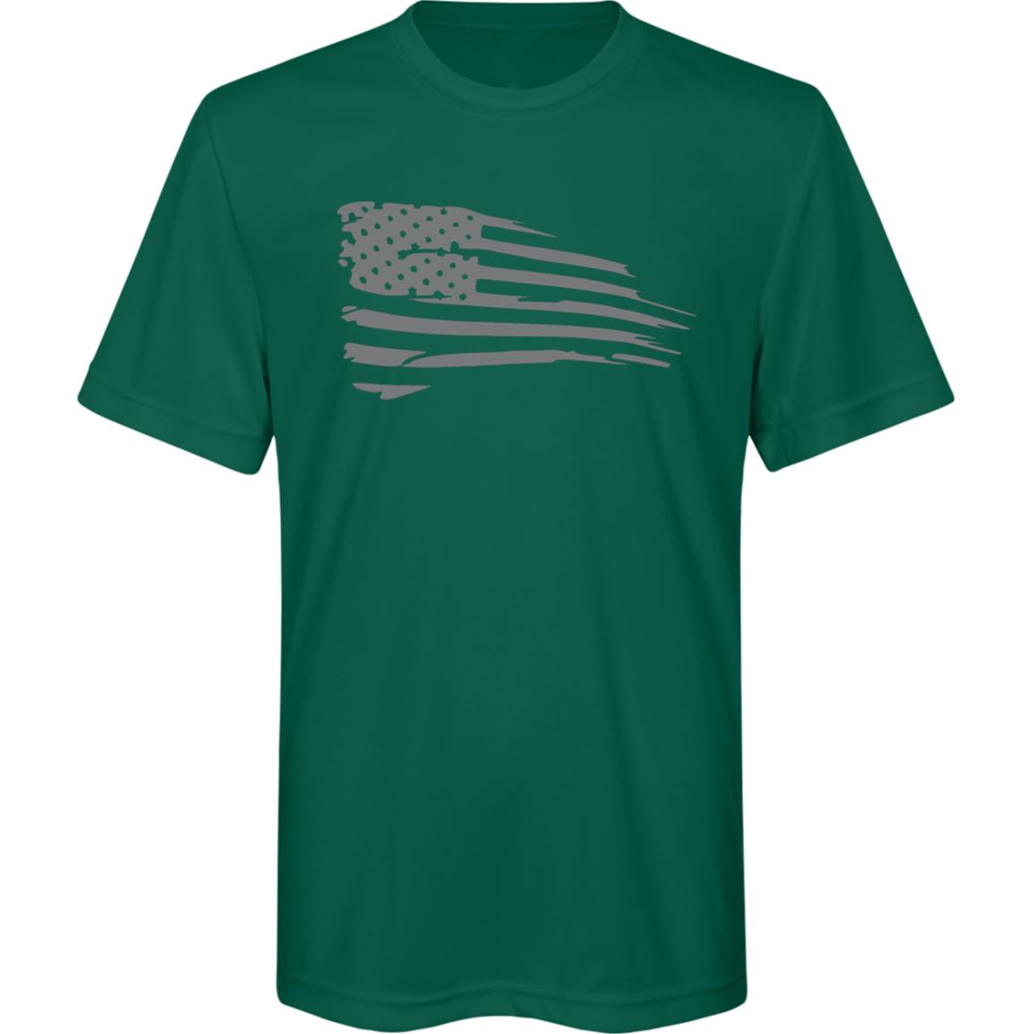 Distressed Flag Kids Zone Tee