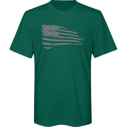 Distressed Flag Kids Zone Tee