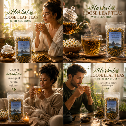 Premium Irish Sea Moss Herbal Teas