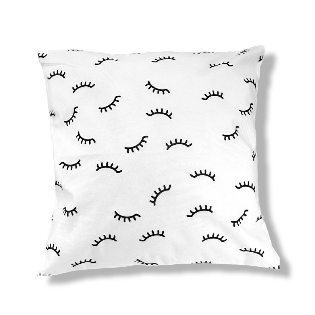 Throw Pillow Cover - Eyelash Pattern 18