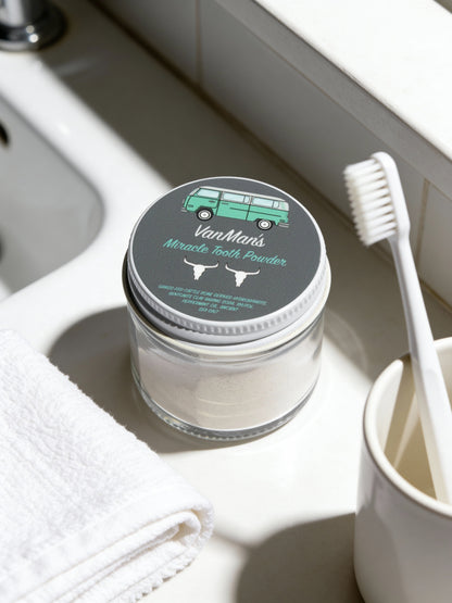 VanMan's Miracle Tooth Powder - Mint-Bone 2 oz