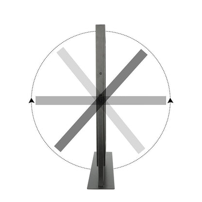 12 Bulb Vanity Mirror - Black