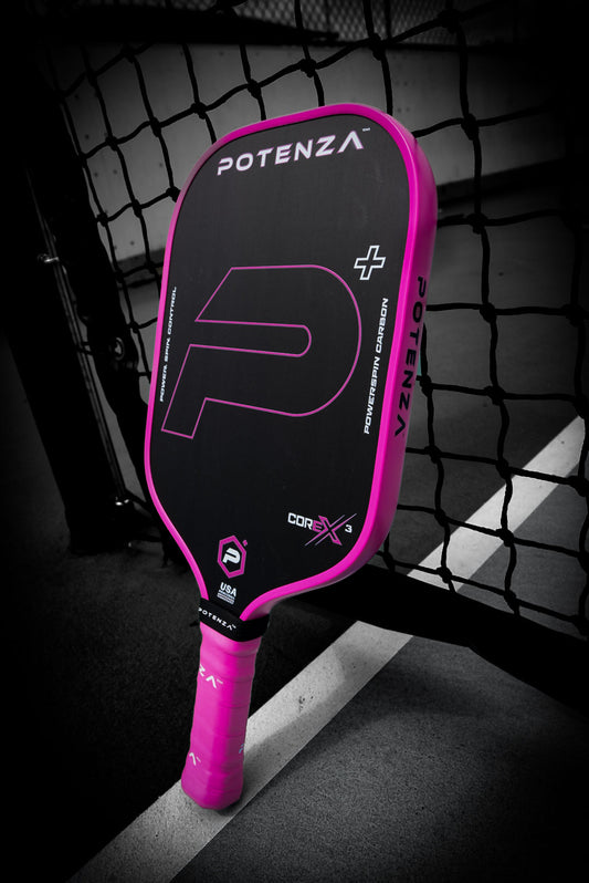 P+ PowerSpin Carbon COREx3 (Rose fluo, face allongée)