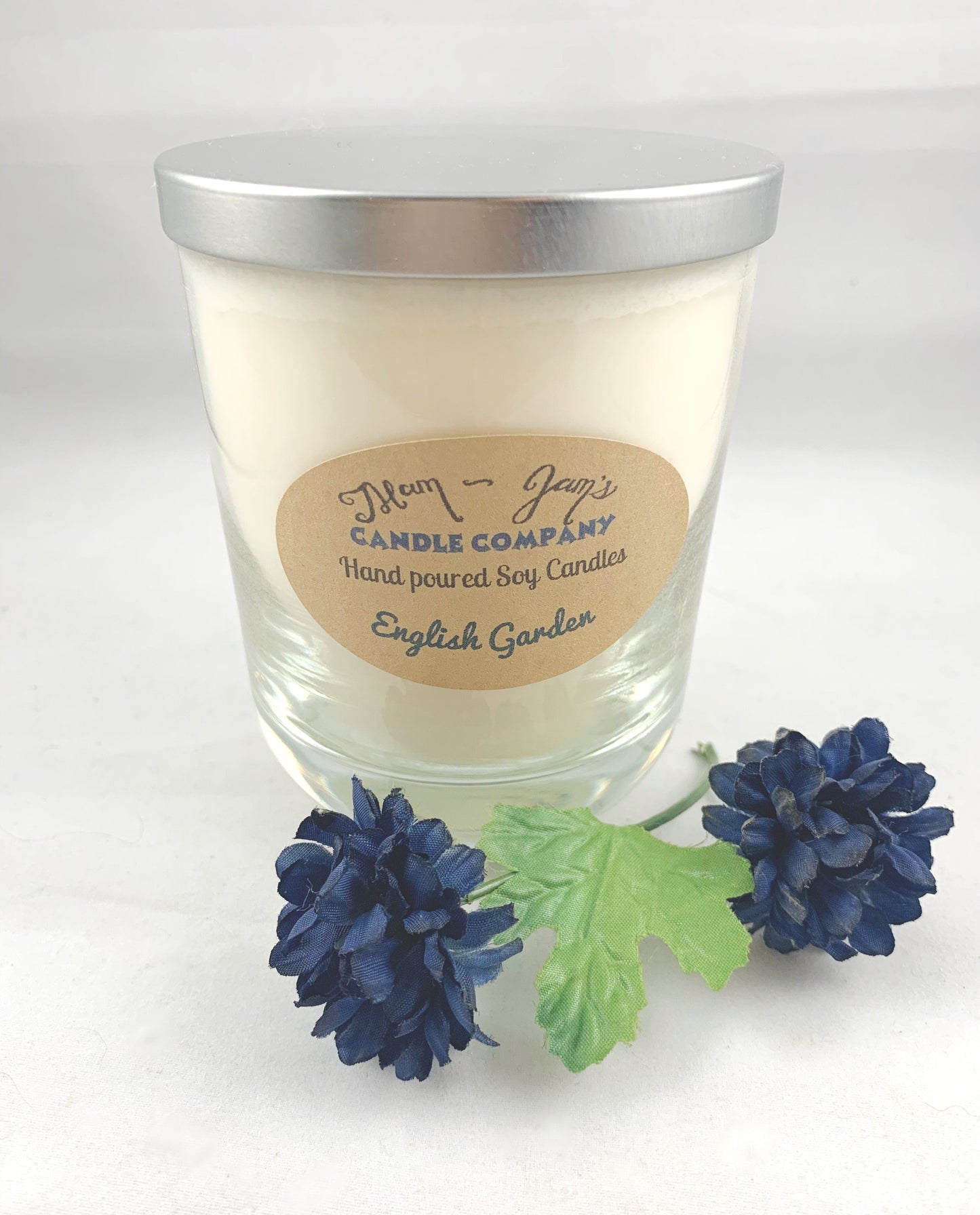 English Garden Soy Candle – Elegant Floral Scent | Mam Jam’s