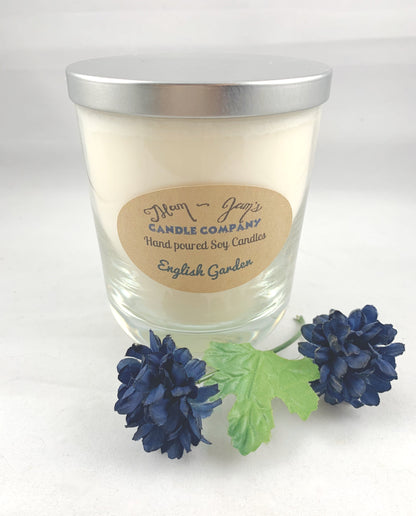English Garden Soy Candle – Elegant Floral Scent | Mam Jam’s