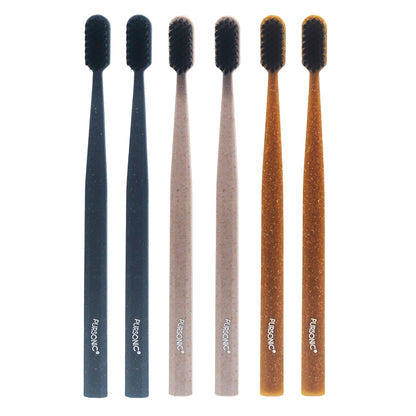 100% Eco-friendly Cedarwood Toothbrushes (6 Pack)