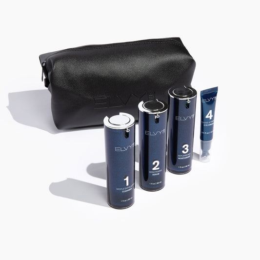 Leather Toiletry Bag (Black)