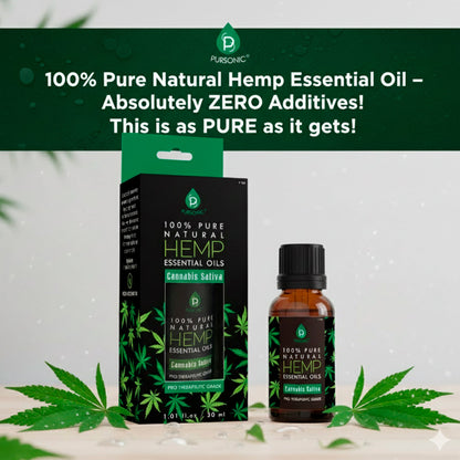 100% Pure Natural Sativa (Hemp) Essential Oil