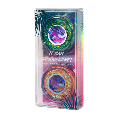 Jurassic World | It Can Camouflage! Holo Face & Body Glitter Gel