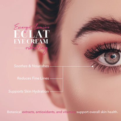 Éclat Escargot Lumière Crema Vibradora para Ojos