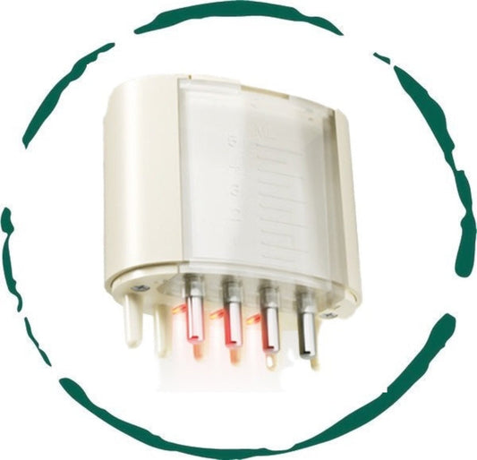Aplicador de aceite eléctrico y masajeador vibratorio del cuero cabelludo 2 en 1