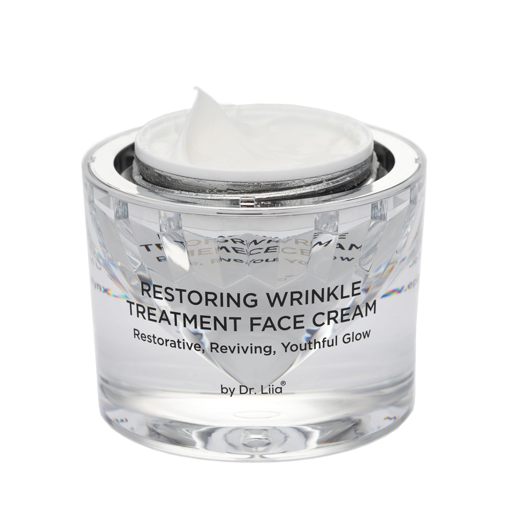Restoring Wrinkle Treatment Face Cream – Vegan, Hypoallergenic, Gluten-Free Anti-Aging Formula