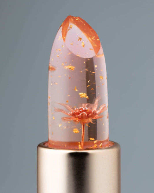 Color-Changing Flower Lip Gloss – Vegan, Gluten-Free, Hydrating Lip Balm