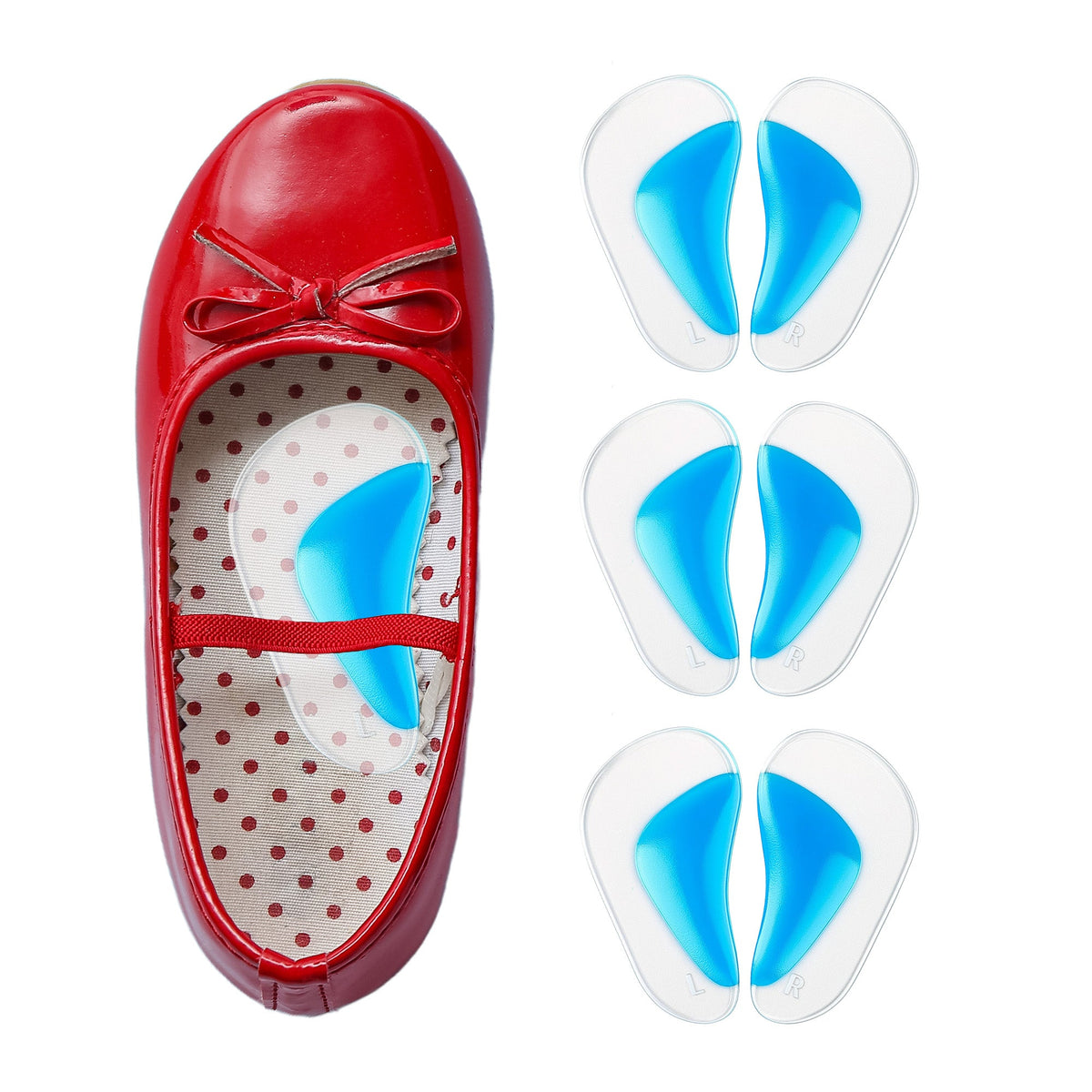 Arch Support Shoe Inserts for Adults & Kids