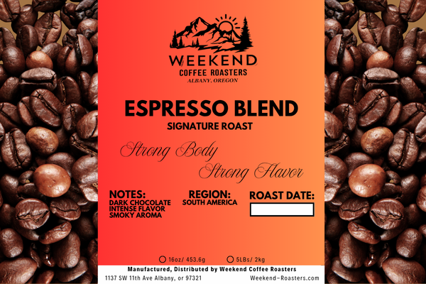 Weekend Coffee Roaster's: Espresso Blend