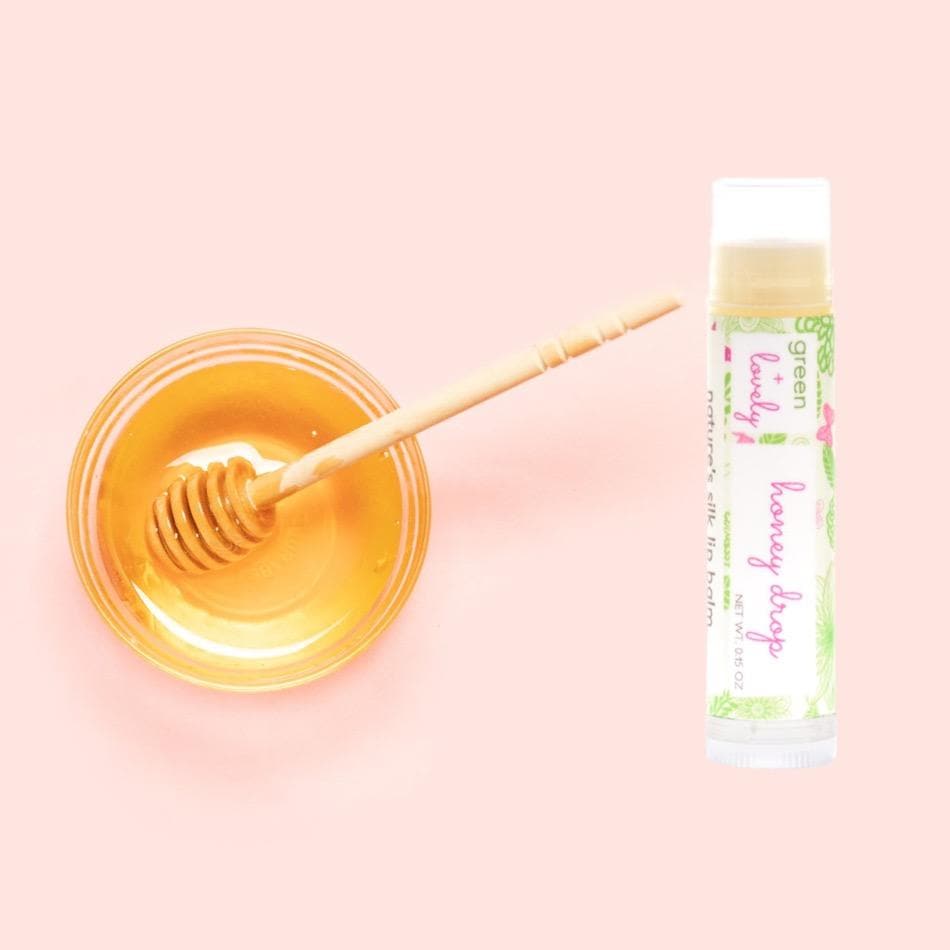 Honey Drop /// Summer Organic Lip Balm Butter for Intense Moisture - Beauty Gift