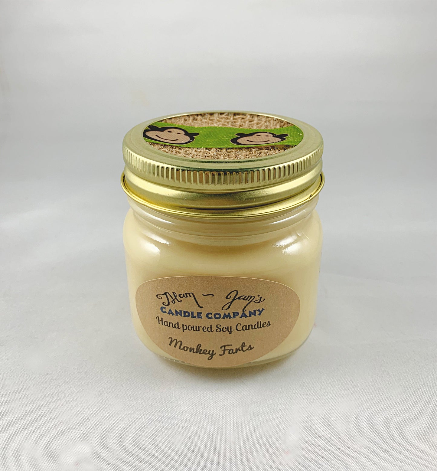 Monkey Farts Soy Candle – Fun & Fruity Scent | Mam Jam’s