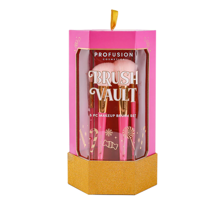 Sweet Holiday | 6-pc Face & Eye Brush Vault