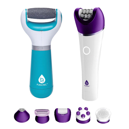 Smooth Skin Essentials Bundle – 6-in-1 Epilator & Callus Remover