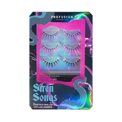 Sea Witch 3 Pair Faux Mink Lash Set