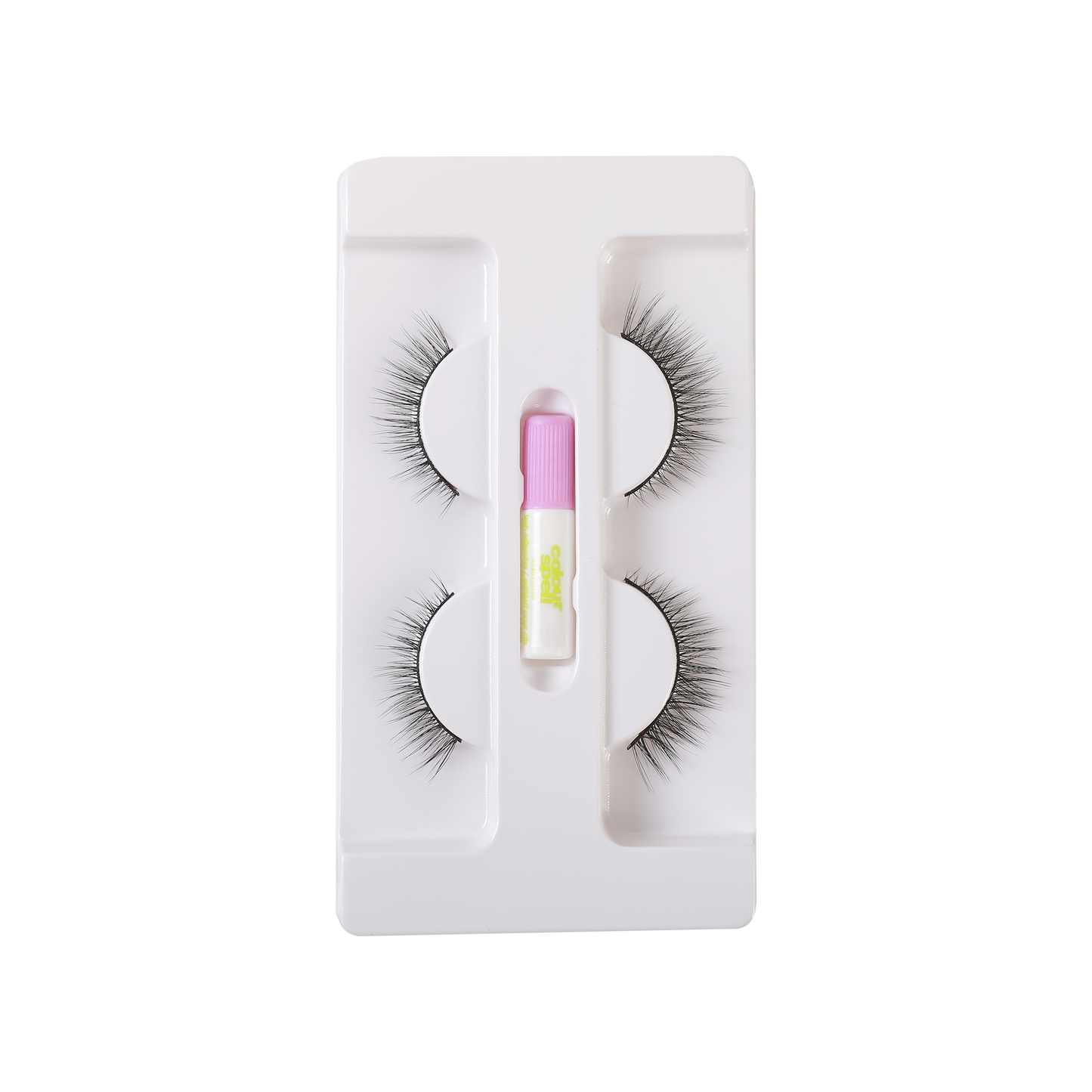 False Eyelashes with Adhesive