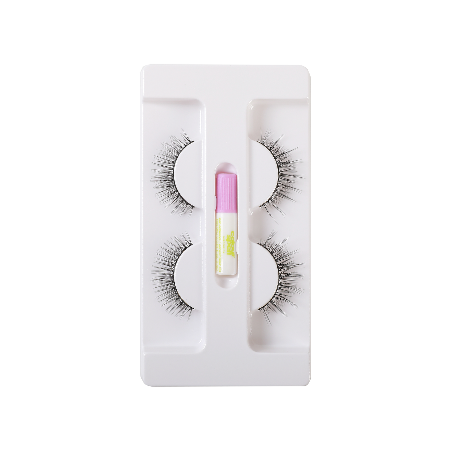 False Eyelashes with Adhesive