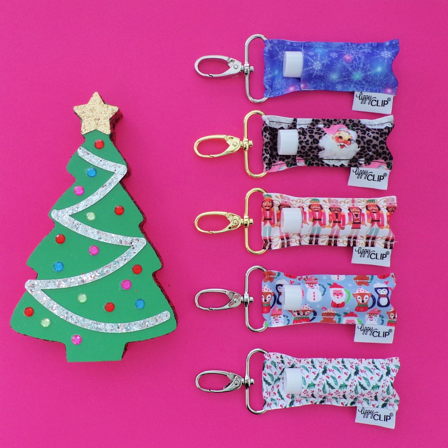 Holiday Sips LippyClip® Lip Balm Holder