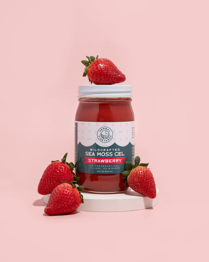 EXCLUSIVE STRAWBERRY SEA MOSS GEL