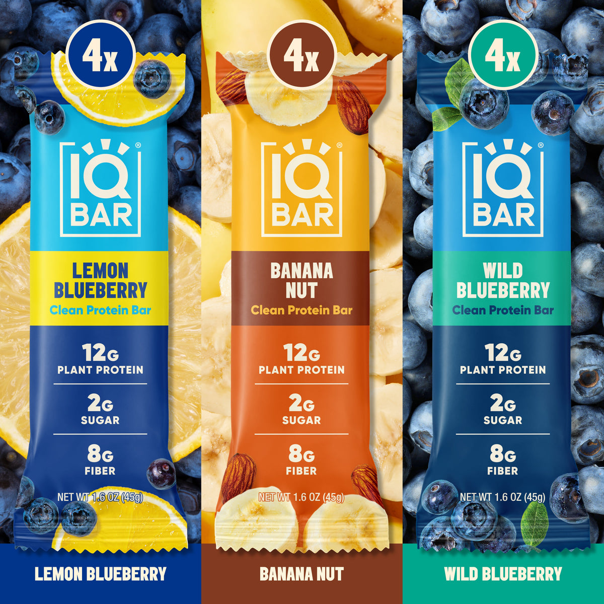 Variedad para amantes de la fruta (12 barras)
