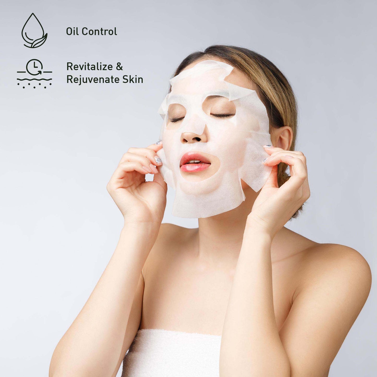 Ultimate Skincare Bundle: Charcoal Sheet Mask + Tea Tree Sheet Mask + Cucumber Sheet Masks +  Cleansing Charcoal Nose Pore Strip