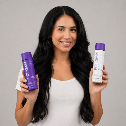 FOLIGAIN® Hair Growth Shampoo + Conditioner Kit For Women with 2% TRIOXIDIL®