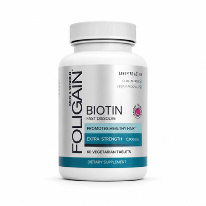 FOLIGAIN® Biotin Fast Dissolve Supplement For Healthier-Looking Hair