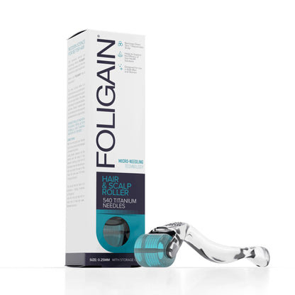 FOLIGAIN® Hair & Scalp Roller with 540 Titanium 0.25 mm Needles