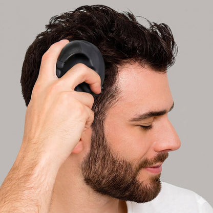 FOLIGAIN® Scalp Therapy Exfoliator & Massager in Black