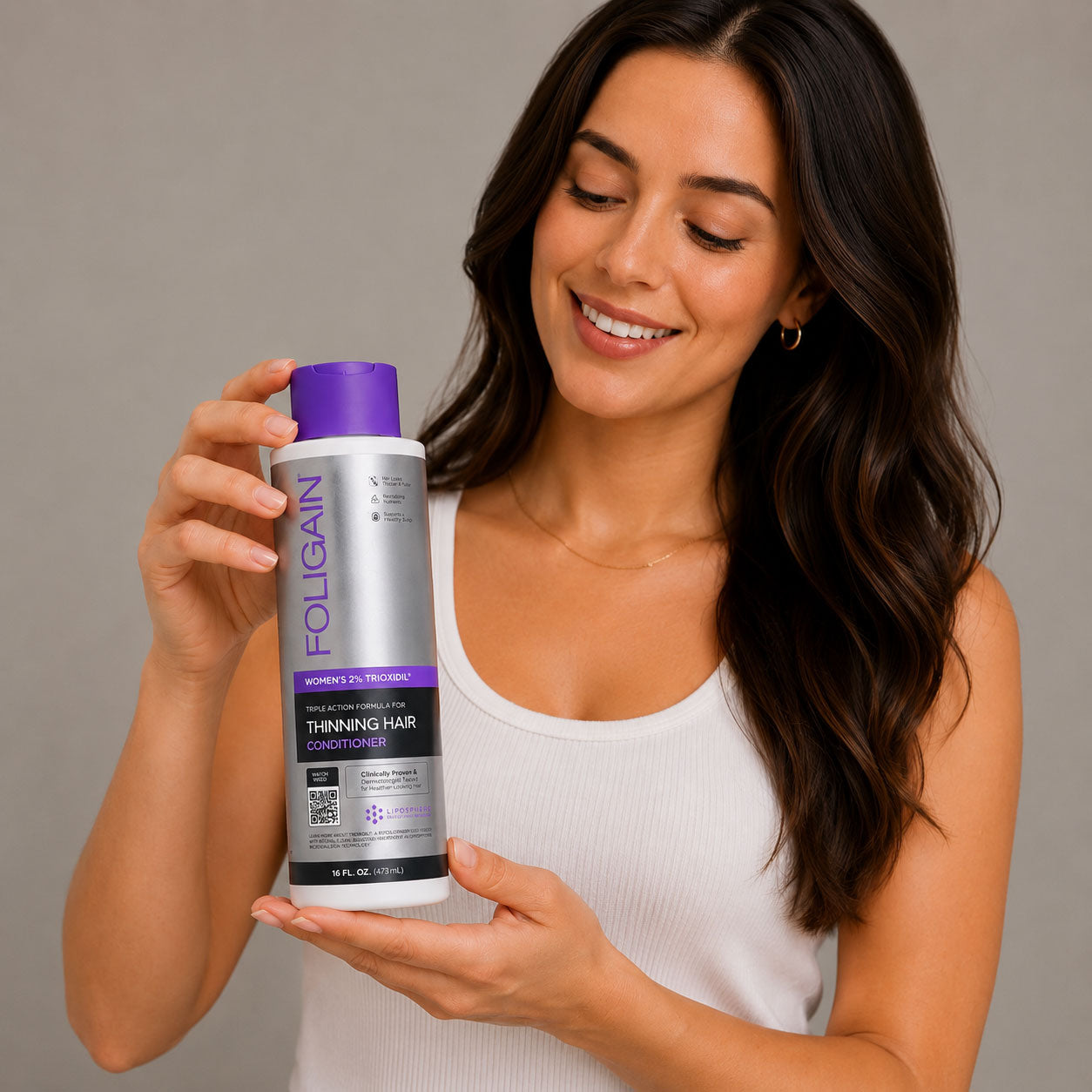 FOLIGAIN® Triple Action Conditioner For Thinning Hair For Women with 2% TRIOXIDIL® 473ml