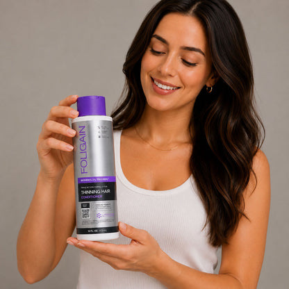 FOLIGAIN® Triple Action Conditioner For Thinning Hair For Women with 2% TRIOXIDIL® 473ml