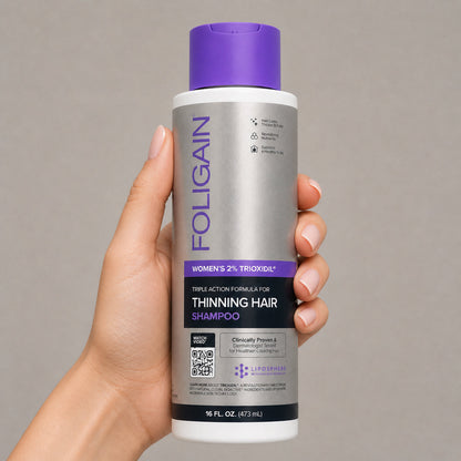 FOLIGAIN® Triple Action Conditioner For Thinning Hair For Women with 2% TRIOXIDIL® 473ml