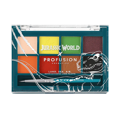 Jurassic World | Land.Sea.Air Water Activated Liner Palette