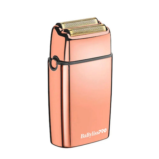BaBylissPRO® FOILFX02™ Cordless Rose Gold Metal Double Foil Shaver