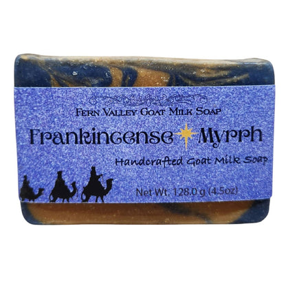 Natural  Goat Milk Soap | Frankincense & Myrrh Scrub