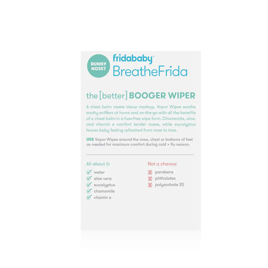 BreatheFrida™ the BoogerWiper Nose + Chest Wipes