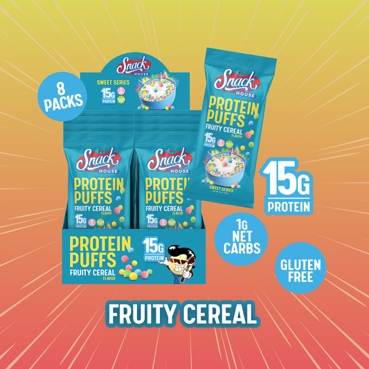 Fruity Cereal Protein Puffs Single Serving - 8-Pack Box