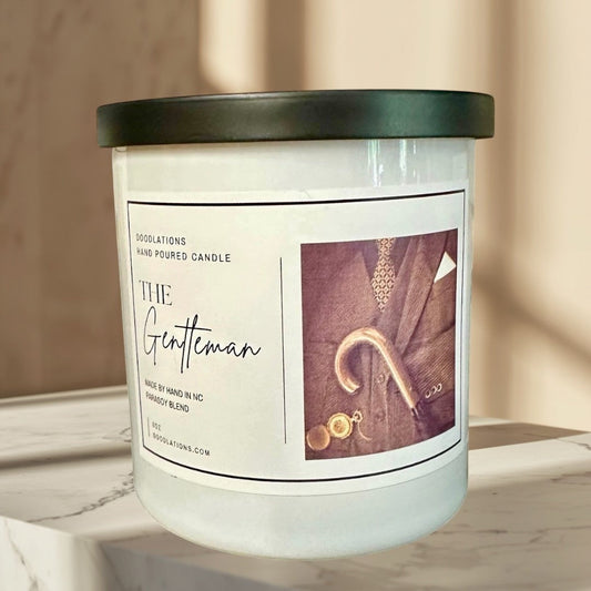 Doodlations Boutique Candle | The Gentleman