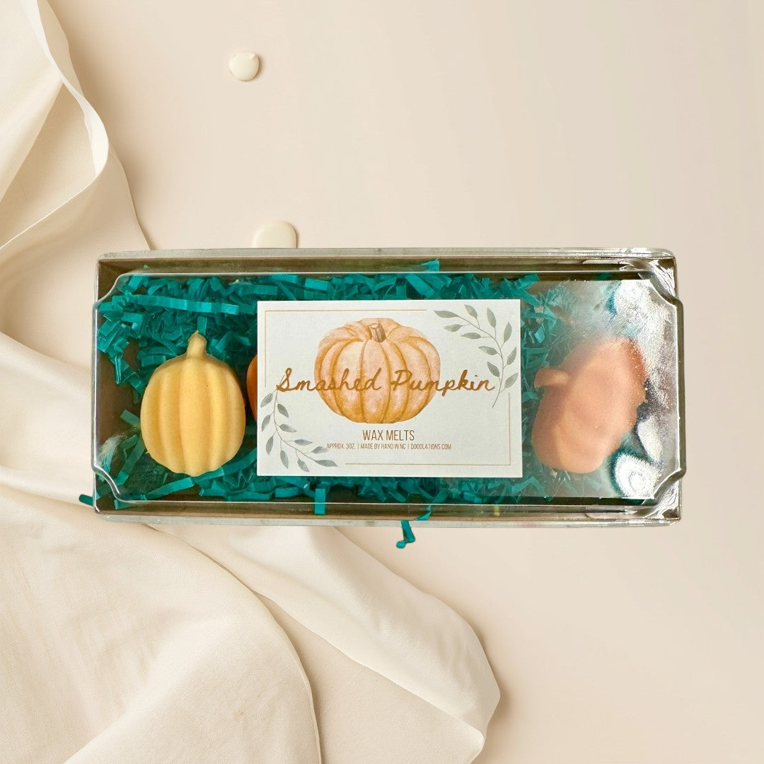 Cera derretida de calabaza machacada