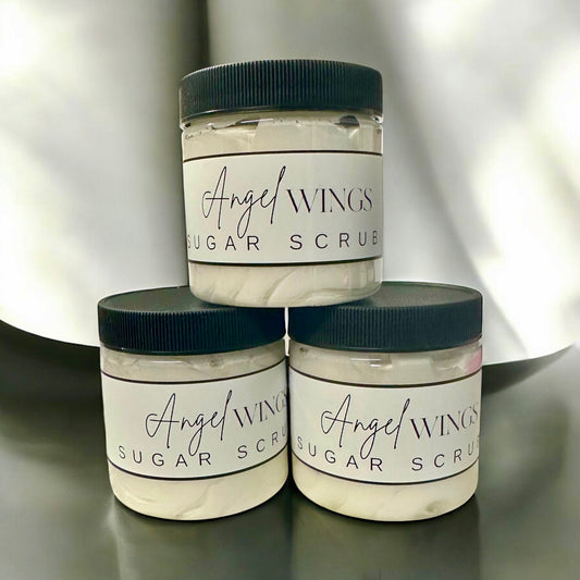 Doodlations Angel Wings Sugar Scrub